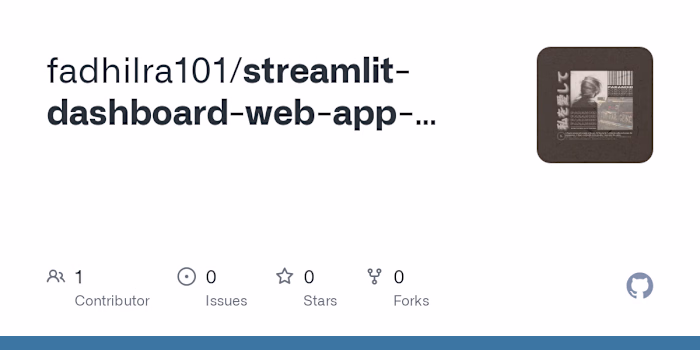 Dashboard Web App for Data Analytics