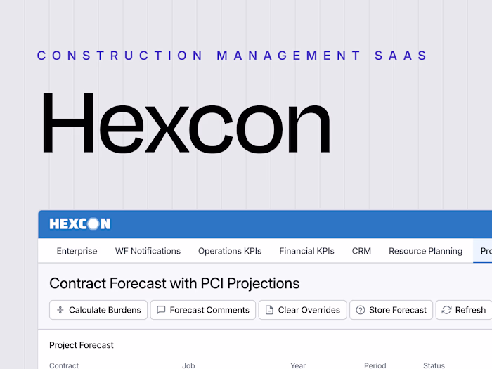 Hexcon • Enhancing Usability in Construction Management Software
