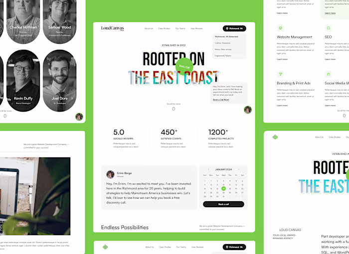 Loud Canvas Local Website Design