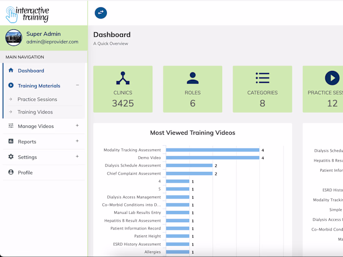 Enterprise Training System