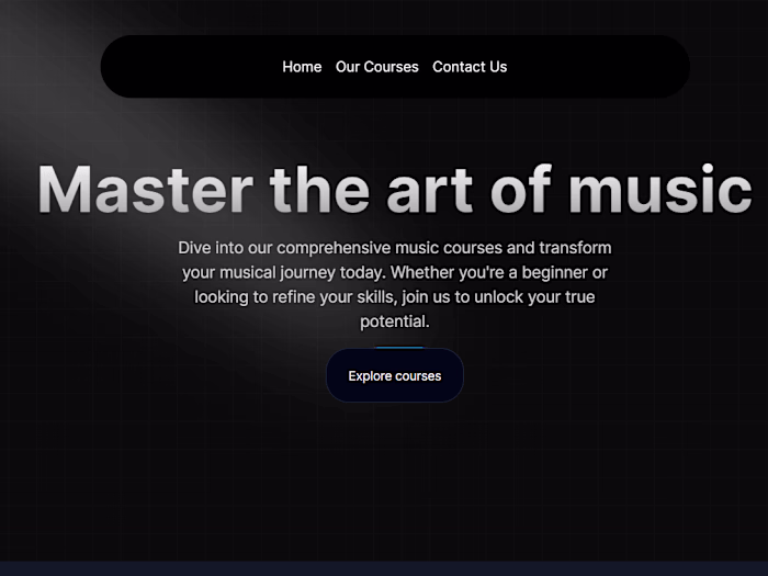 Music School NextJS App