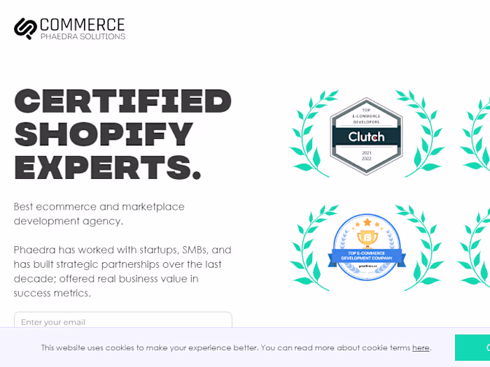 Webflow Website for eCommerce Agency