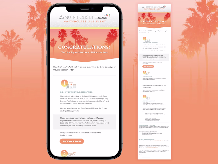 Nutritious Life Studio Masterclass Event