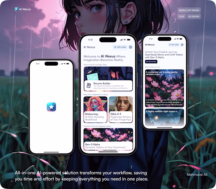 AI Nexus - Mobile App Design - New way of Detailed Case Study