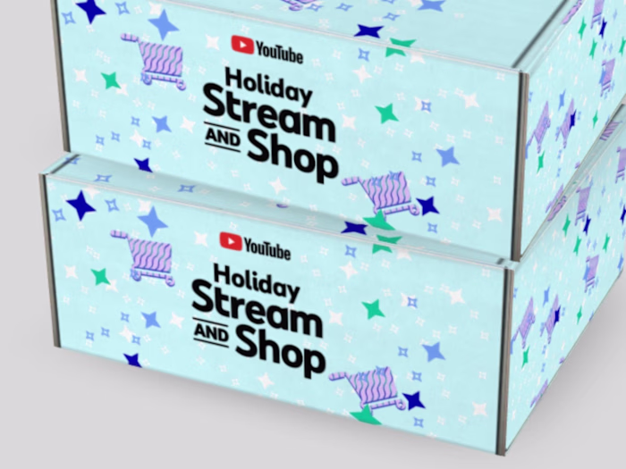 YouTube Holiday Stream and Shop | Packaging