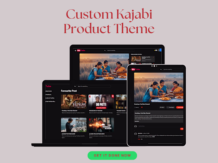Kajabi custom Website and Product Setup