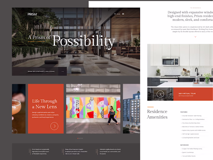Web design for Prism