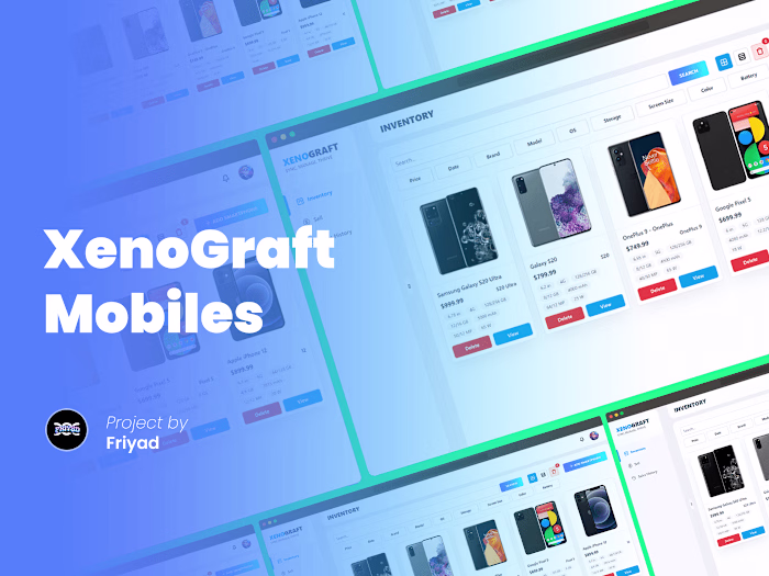 XenoGraft Mobiles | Full Stack Web development