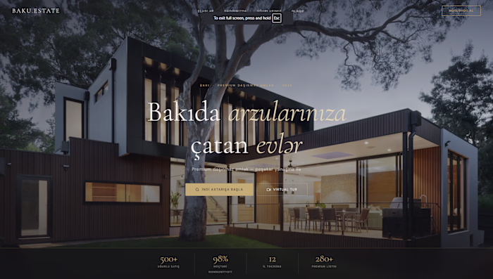 Real estate platform built with