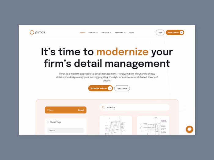 Pirros Website Redesign and Development