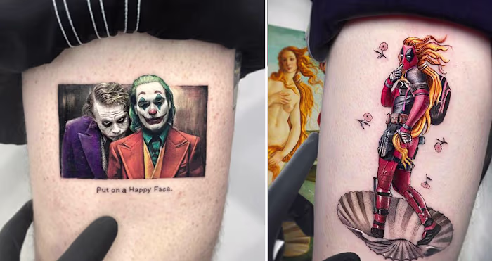 Tattoo Artist Kozo Creates Pop Culture Tattoos That Combine Ico…