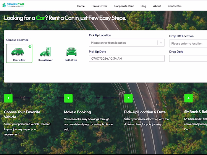 Car Rental Service in Nepal | Car Rent in Nepal | Spark Car