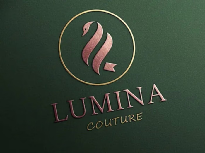 Creating a premium logo design for Lumina Couture, a luxury ...