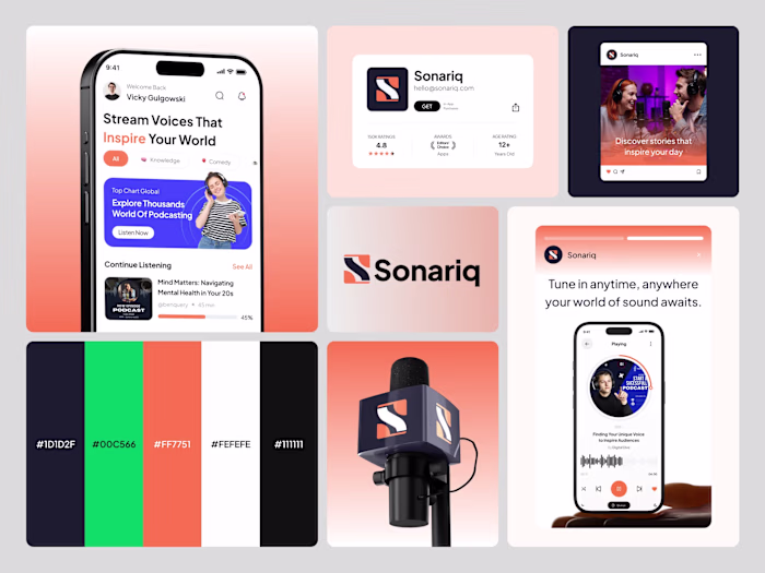 Next-Gen Podcast App Concept Design
