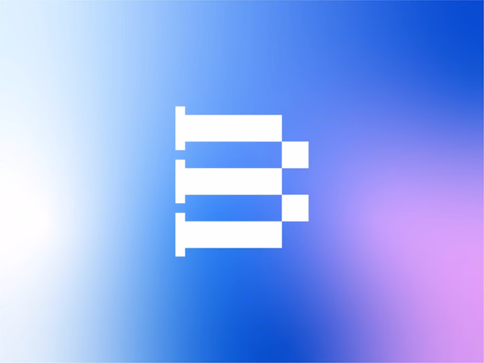 Letter B Logo Exploration For AI startup