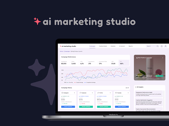 AI Marketing Studio - AI-Powered Marketing Performance Platform
