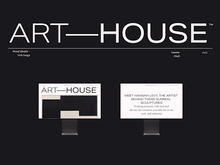 Web + Brand Design: ARTHOUSE