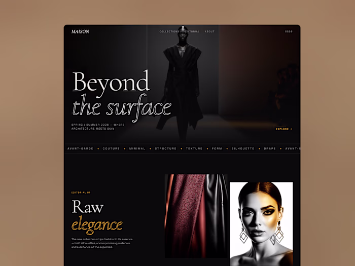 MAISON - Dark Premium Fashion