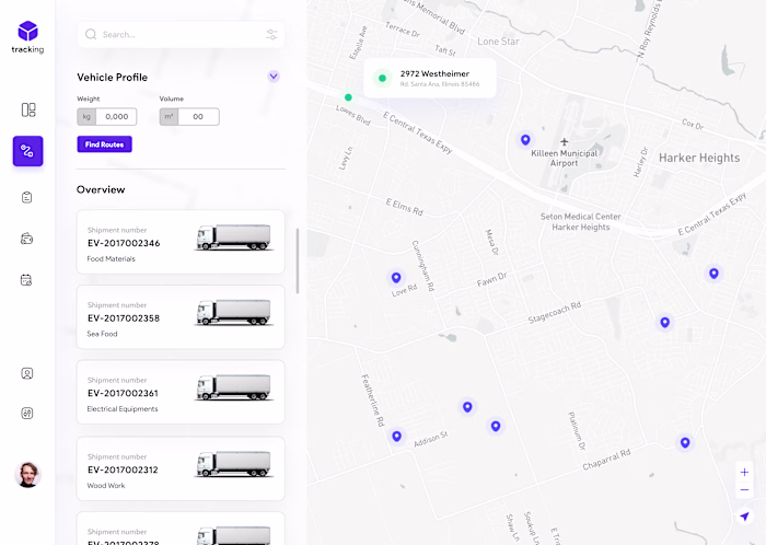 Dashboard Tracking Management (SaaS Product)