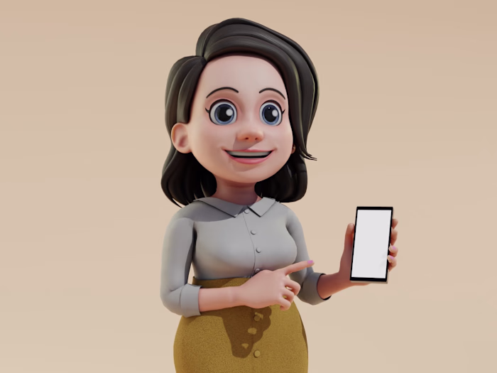 Business Woman 3D Character