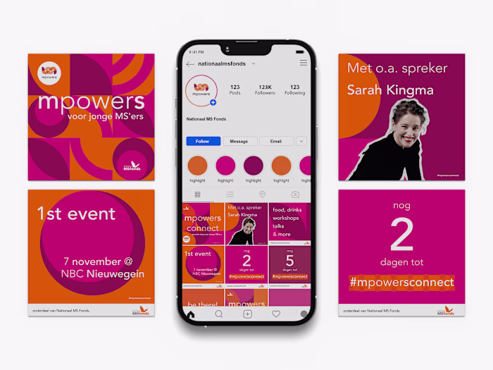 Non-Profit Organization's Campaign for young people with MS