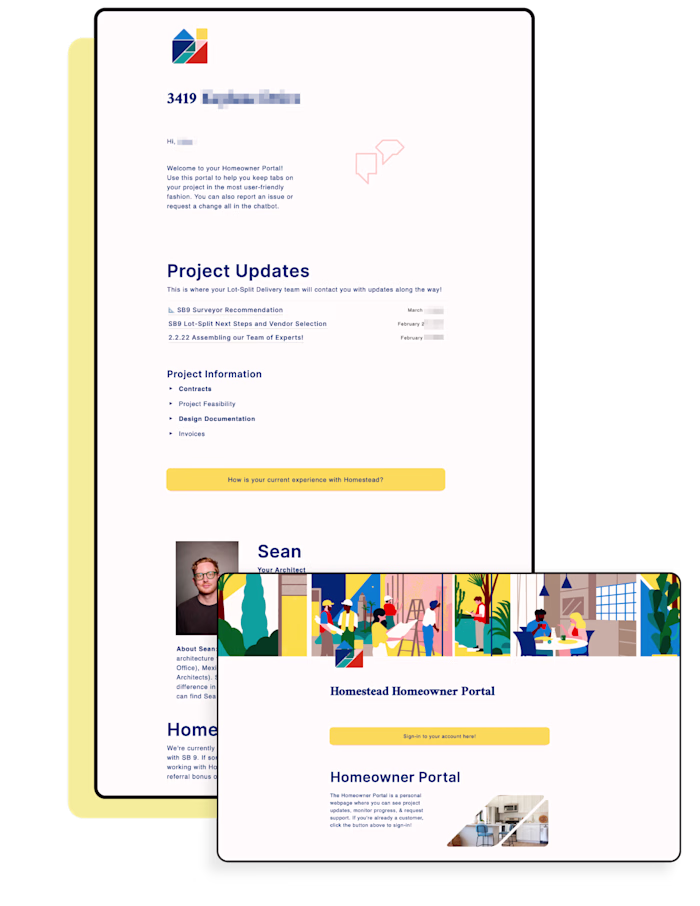 How we helped homestead build a notion client portal to manager…