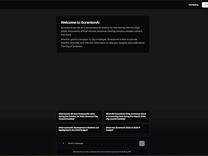 ScrantonAI - Getaway to city's information