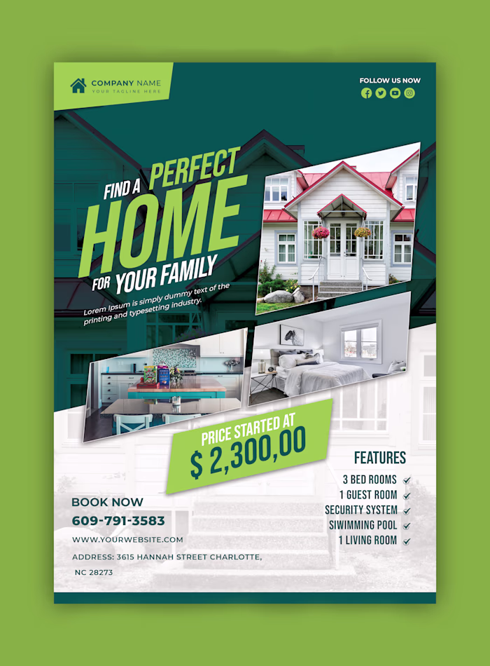 Flyer For advertisement