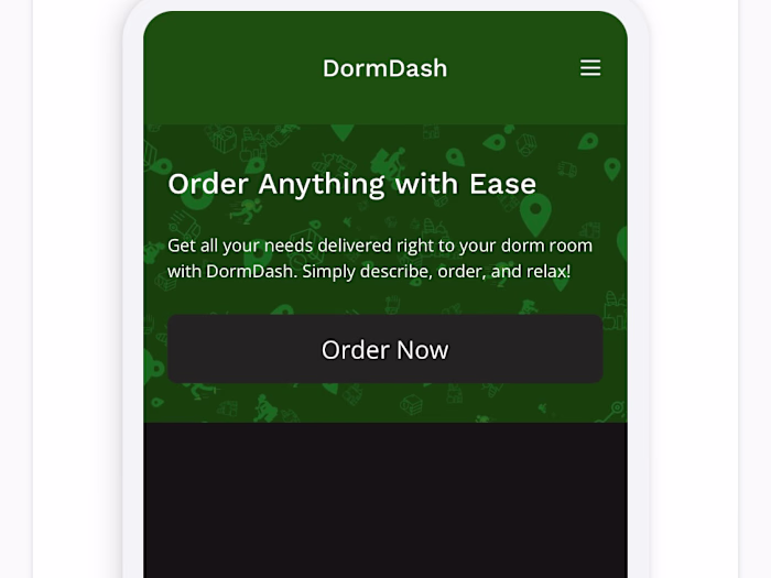 DormDash [web development]