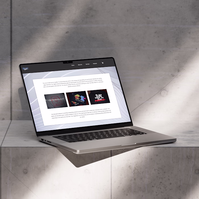 BleuWaveCo. — HTML & CSS Website Design