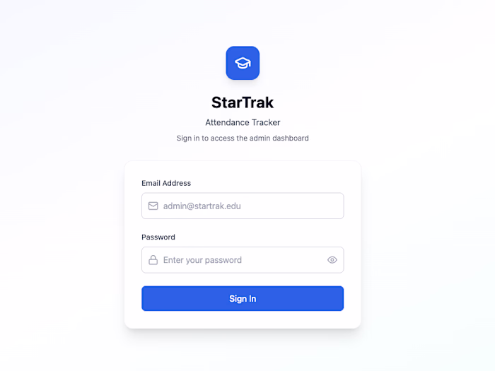 pmanandhar1452/startrak-attendance-tracker