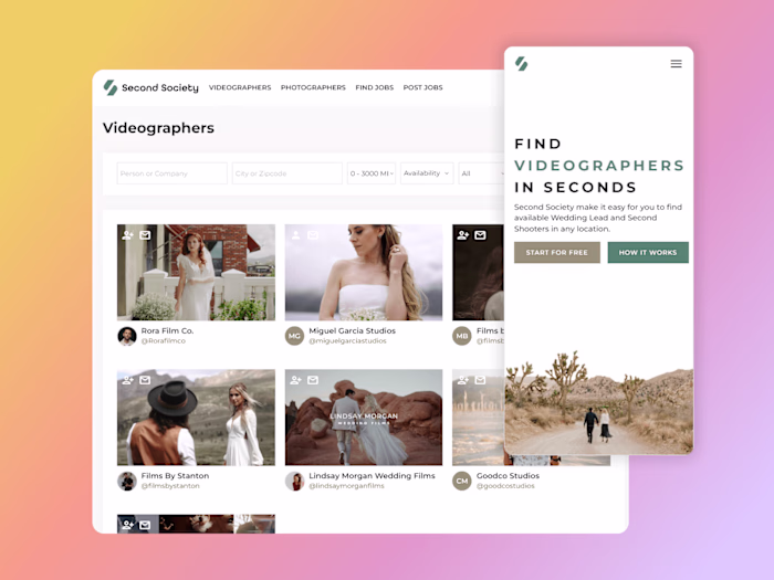 Creatives Marketplace (SaaS)