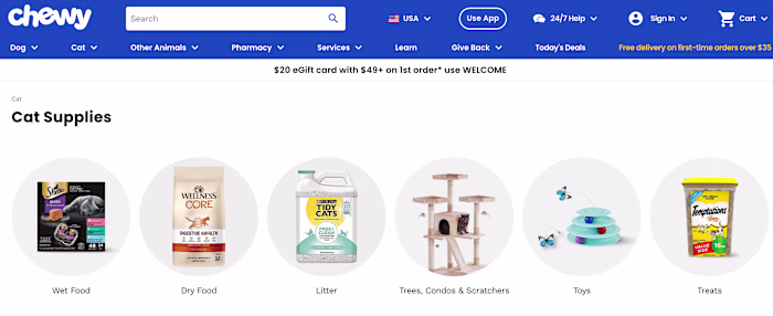 Copywriting for Chewy