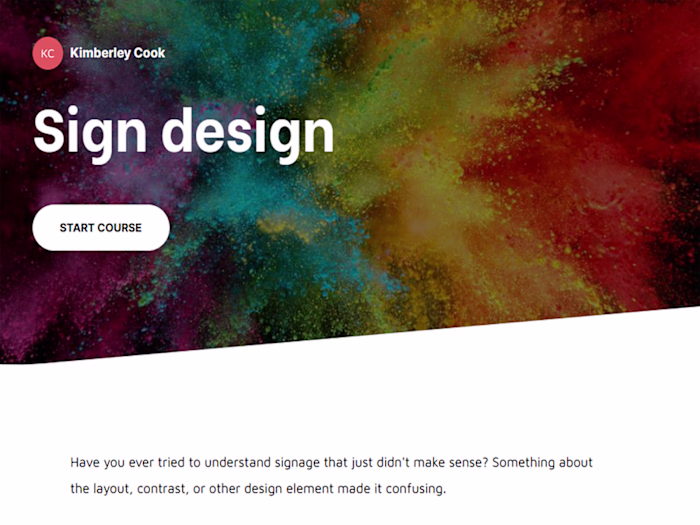 A Rise course for Signmaking apprentices