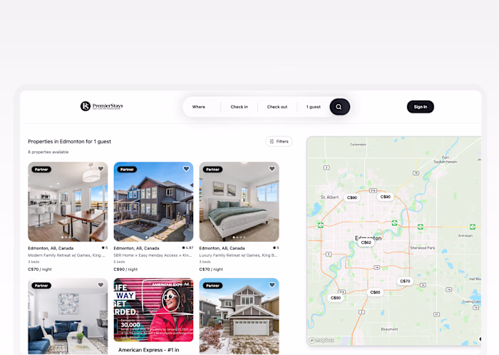 Premier Stays — Short-Term Rental Booking Platform