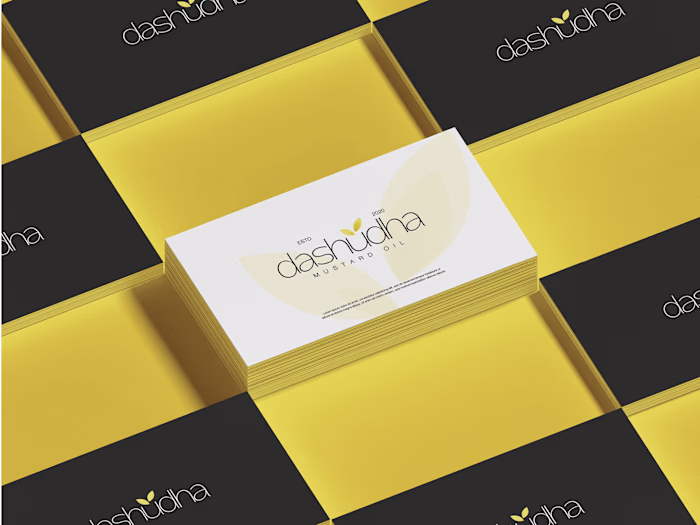 Brand Identity Design | Dashudha Mustard Oil 