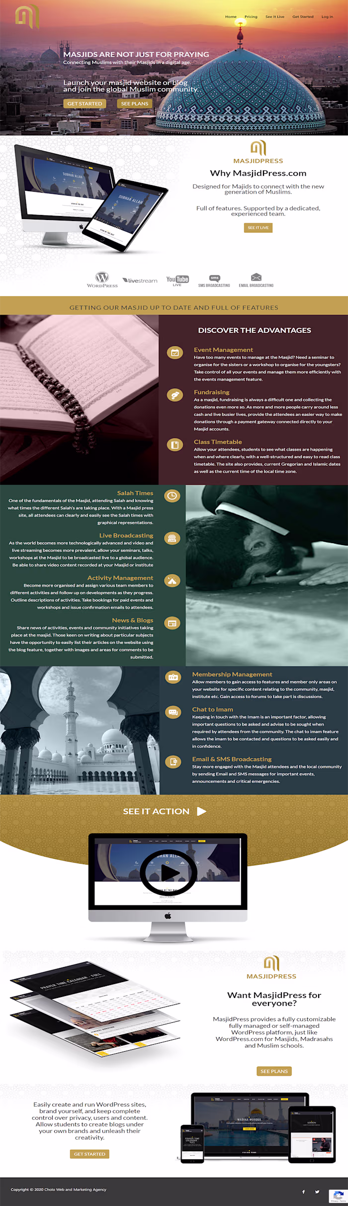 A Masque Community Membership Website