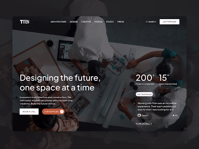 Website for an Architectural Design Agency 
