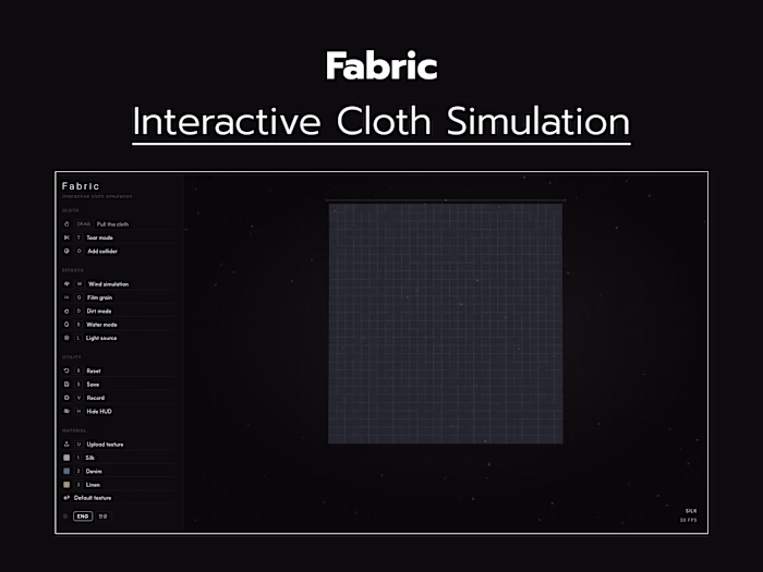 Interactive Cloth Simulation: Explore with Antigravity & Claude