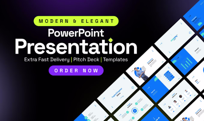 I will design superior powerpoint presentation, pitch slide dec…