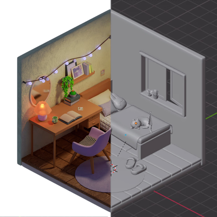 3D Modeling and animation: Maui Room