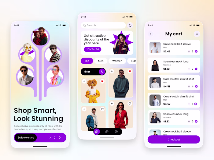 Here is my E commerce Fashion Mobile App Redesign Feel free ...