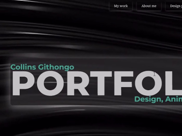 Collins Githongo portfolio