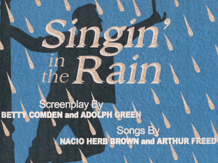 "Singin' in the Rain" | Poster Design