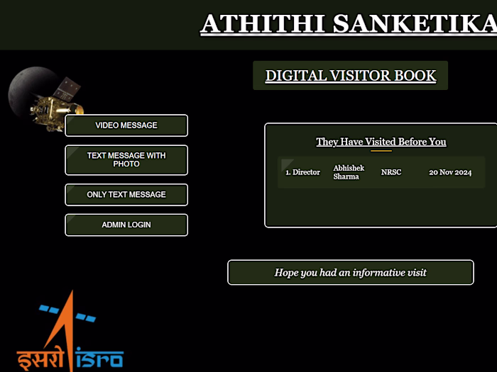 Digital Visitors Book