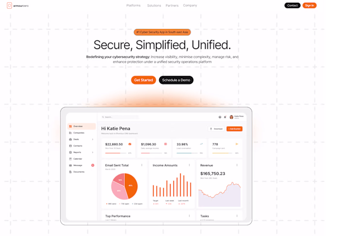 Redesign Website for ArmourZero (Figma)