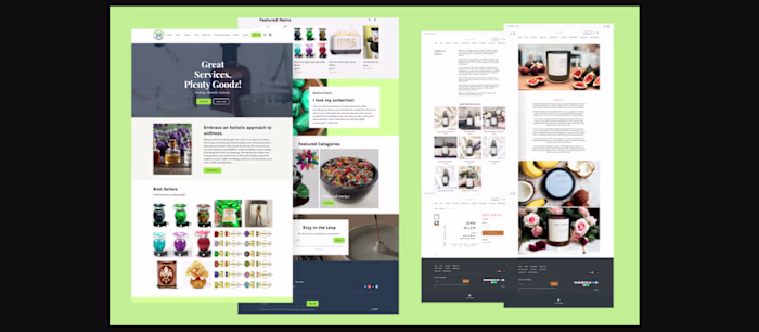 Framer eCommerce Store Development for Service Goodz