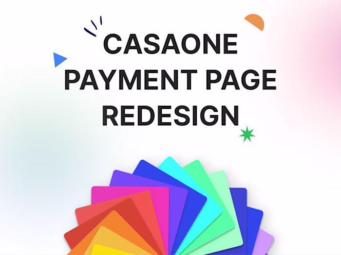 CASAONE PAYMENT PAGE REDESIGN