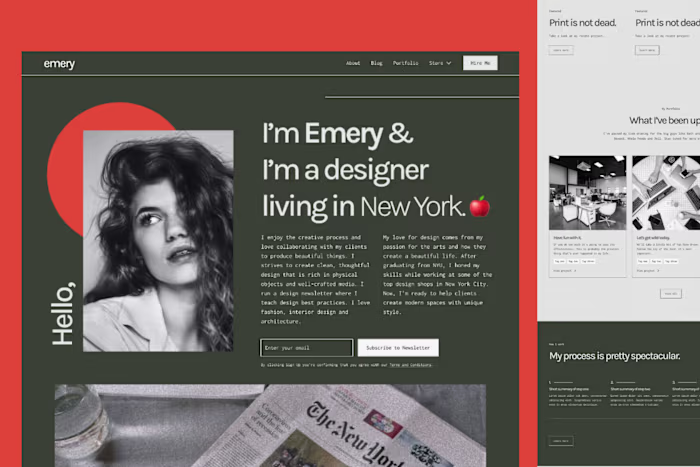 Emery Webflow Template