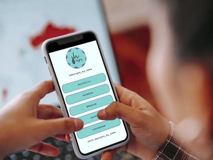 LinksTree website - designs_by_sama